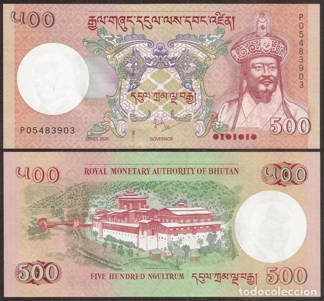 Billetes extranjeros: BHUTAN (BUTAN). 500 ngultrum series 2020. S/C.