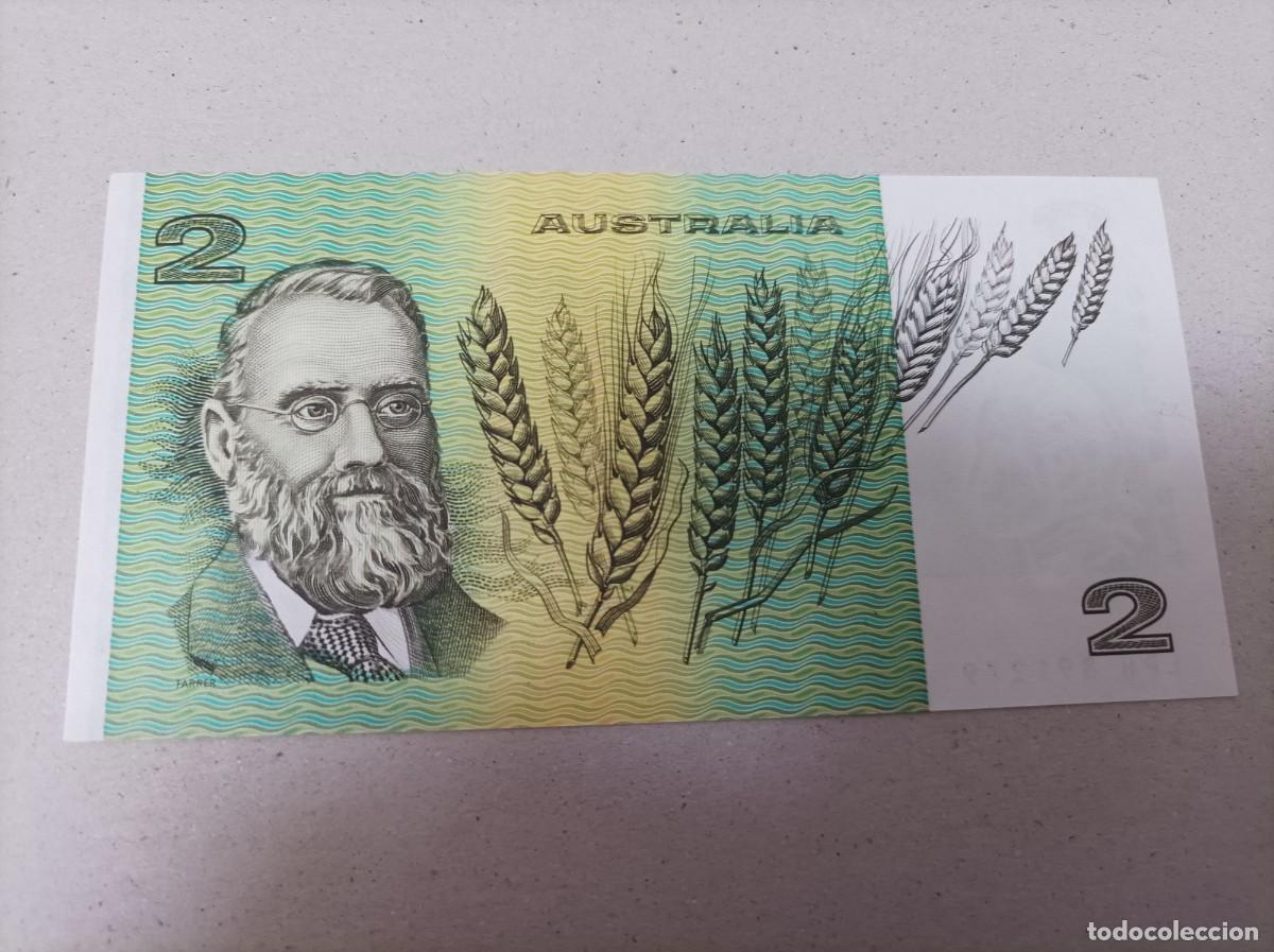 Billetes extranjeros: Billete de Australia de 2 d&oacute;lares, UNC - Foto 1