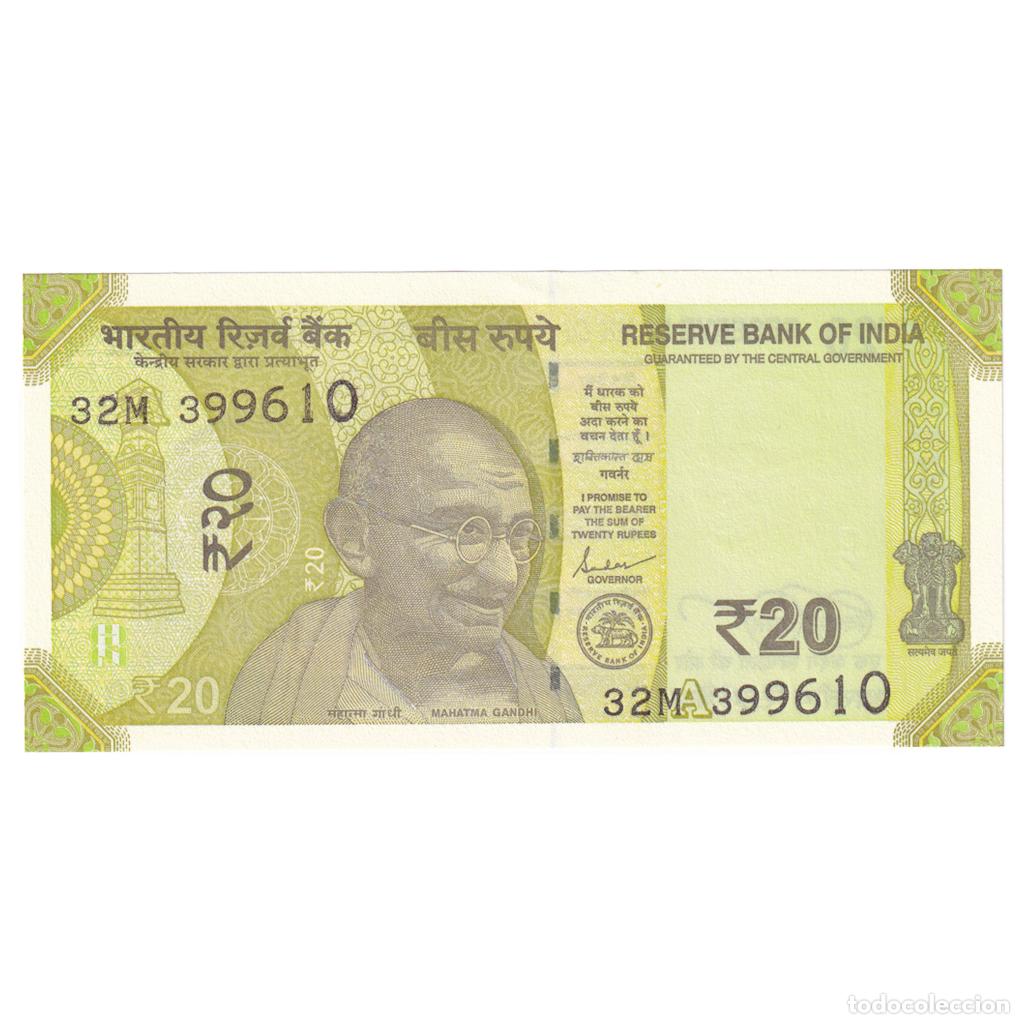 Billetes extranjeros: [#246027] 20 Rupees, 2022, India, UNC - Foto 1