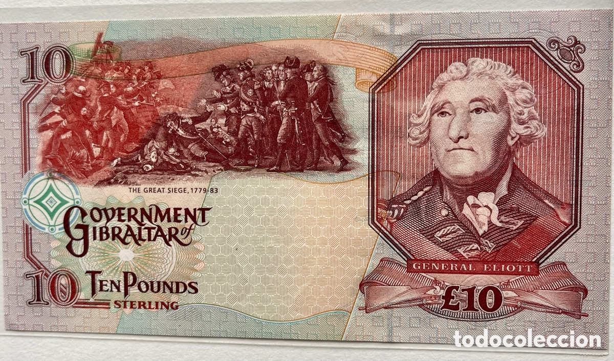 Billetes extranjeros: GIBRALTAR. 1ST DECEMBER 2006. 10&pound; - Foto 3