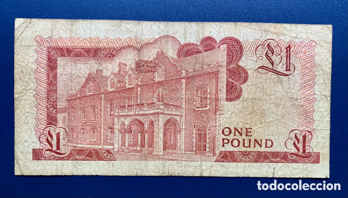 Billetes extranjeros: Billete GIBRALTAR 1 Libra 1975. Pound - Foto 2