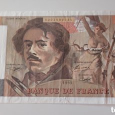 Billetes extranjeros: BILLETE FRANCIA 100 FRANCOS FRANCIA 1993 DELACROIX