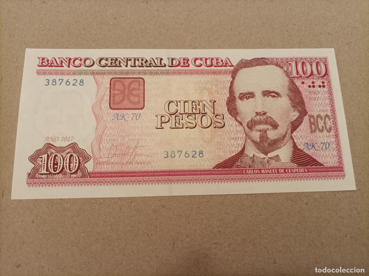Billetes extranjeros: Billete de Cuba de 100 pesos, a&ntilde;o 2017, UNC - Foto 1
