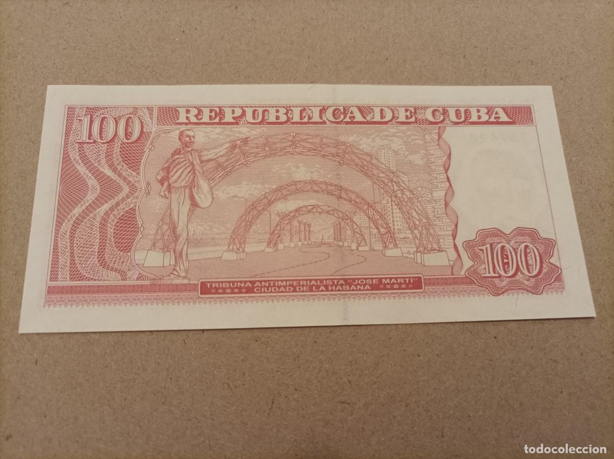 Billetes extranjeros: Billete de Cuba de 100 pesos, a&ntilde;o 2017, UNC - Foto 2