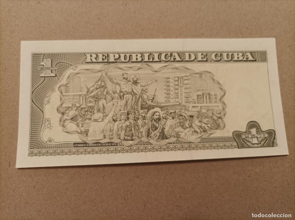 Billetes extranjeros: Billete de Cuba de 1 Peso, a&ntilde;o 2008, UNC - Foto 1