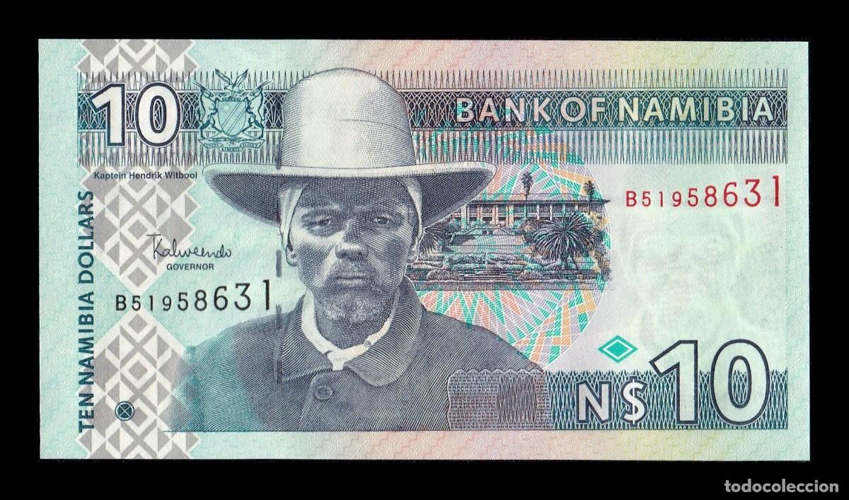 Billetes extranjeros: Namibia 10 D&oacute;lares 2001 Pick 4c Sc Unc - Foto 1