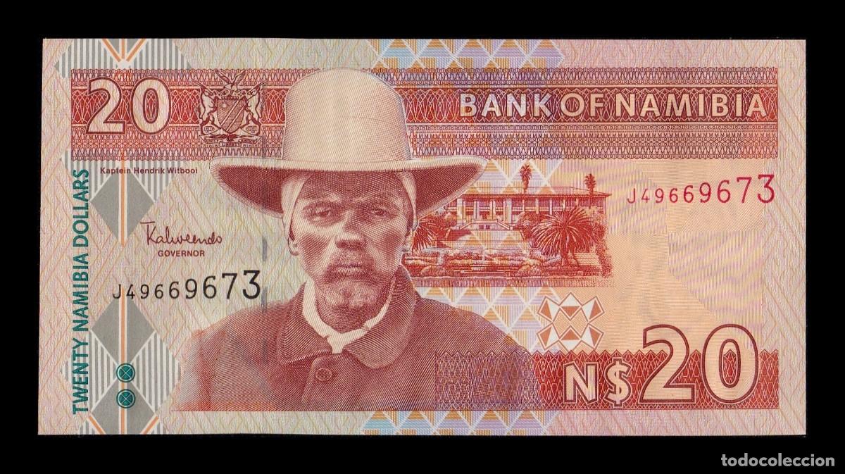 Billetes extranjeros: Namibia 20 D&oacute;lares 2002 Pick 6b Sc Unc - Foto 1