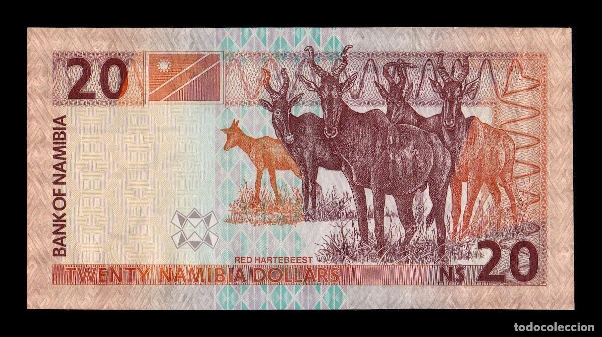 Billetes extranjeros: Namibia 20 D&oacute;lares 2002 Pick 6b Sc Unc - Foto 2