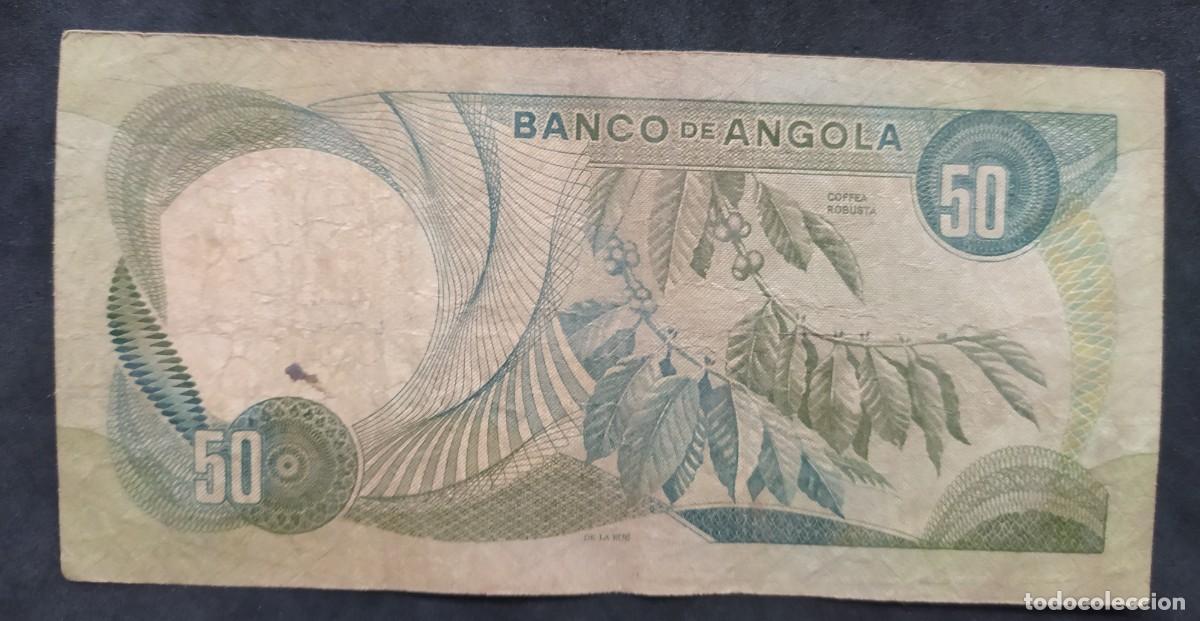 Billetes extranjeros: Angola 50 escudos 1972 pick 100 (BC) - Foto 2
