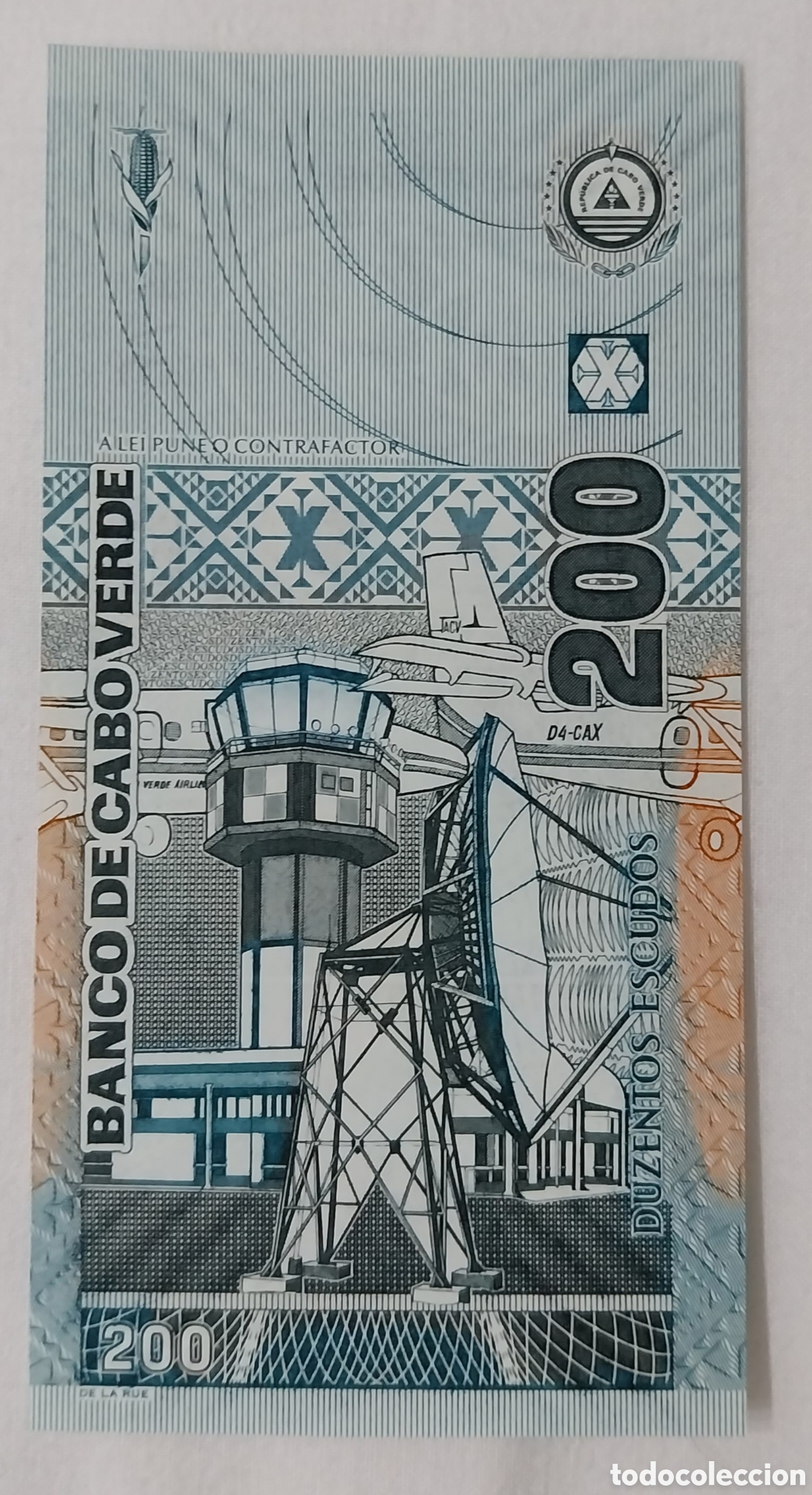 Billetes extranjeros: Billete cabo verde original % sin circular - Foto 2