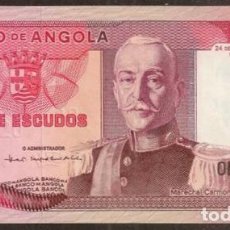 Billetes extranjeros: ANGOLA. 20 ESCUDOS 1972. PICK 99
