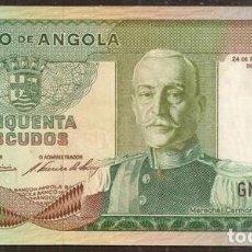 Billetes extranjeros: ANGOLA. 50 ESCUDOS 1972. PICK 100