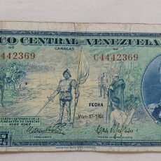 Billetes extranjeros: BILLETE 5 BS VENEZUELA 1966 ORIGINAL %%%