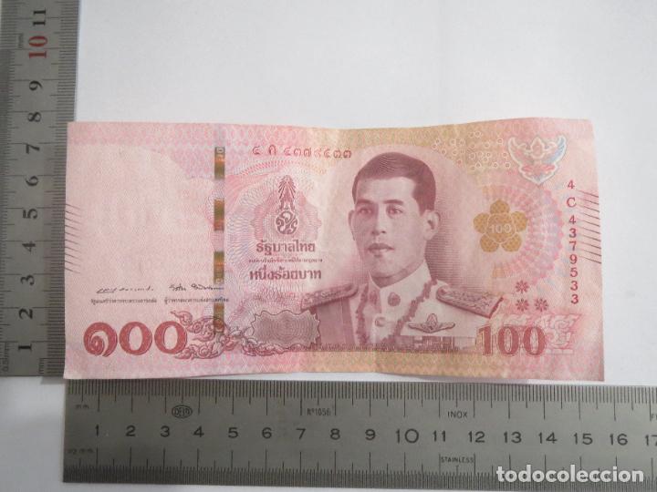 Billetes extranjeros: BILLETE 100 BATHS TAILANDIA 4C4379533 USADO - Foto 1