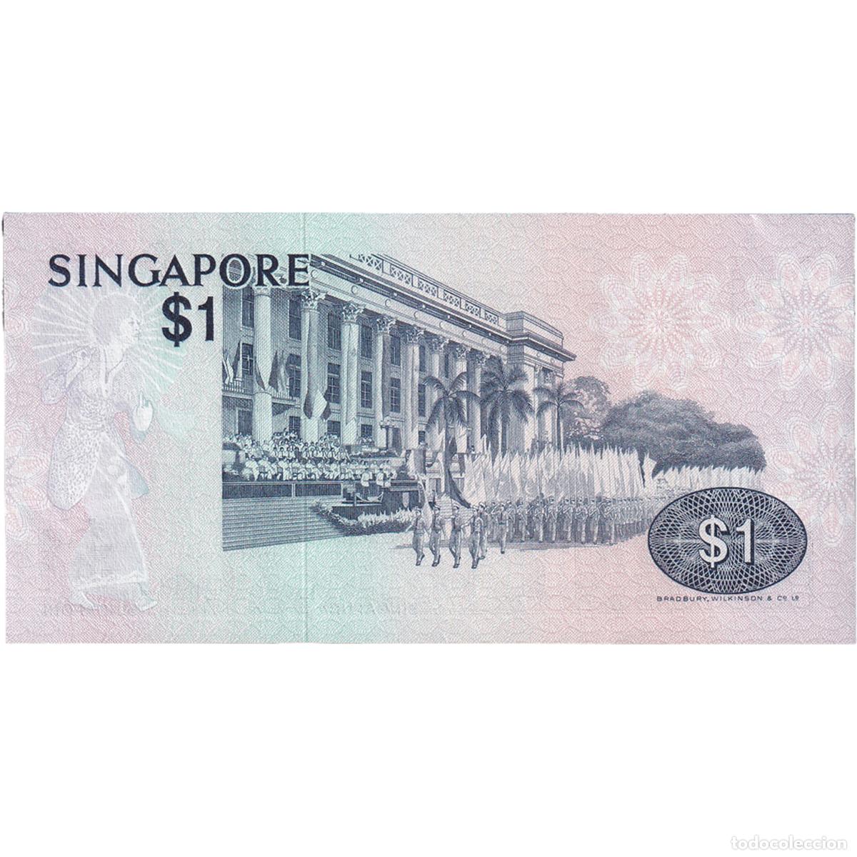 Billetes extranjeros: [#809957] Billete, 1 Dollar, Singapur, UNC - Foto 2