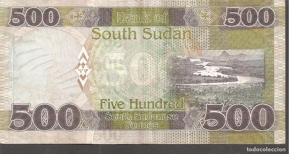 Billetes extranjeros: SOUTH SUDAN 500 LIBRAS 2018 - Foto 2