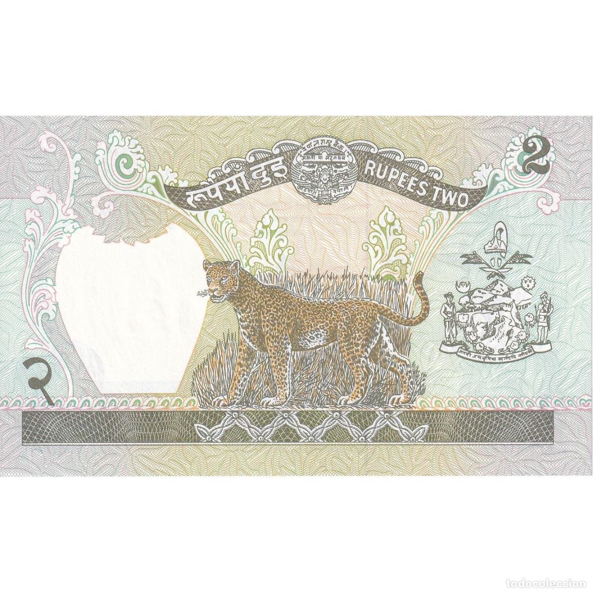 Billetes extranjeros: [#149756] 2 Rupees, Nepal, KM:29b, UNC - Foto 2