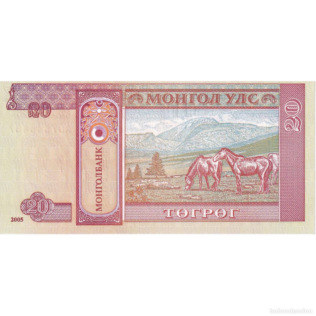 Billetes extranjeros: [#149759] Mongolia, 20 Tugrik, UNC - Foto 2