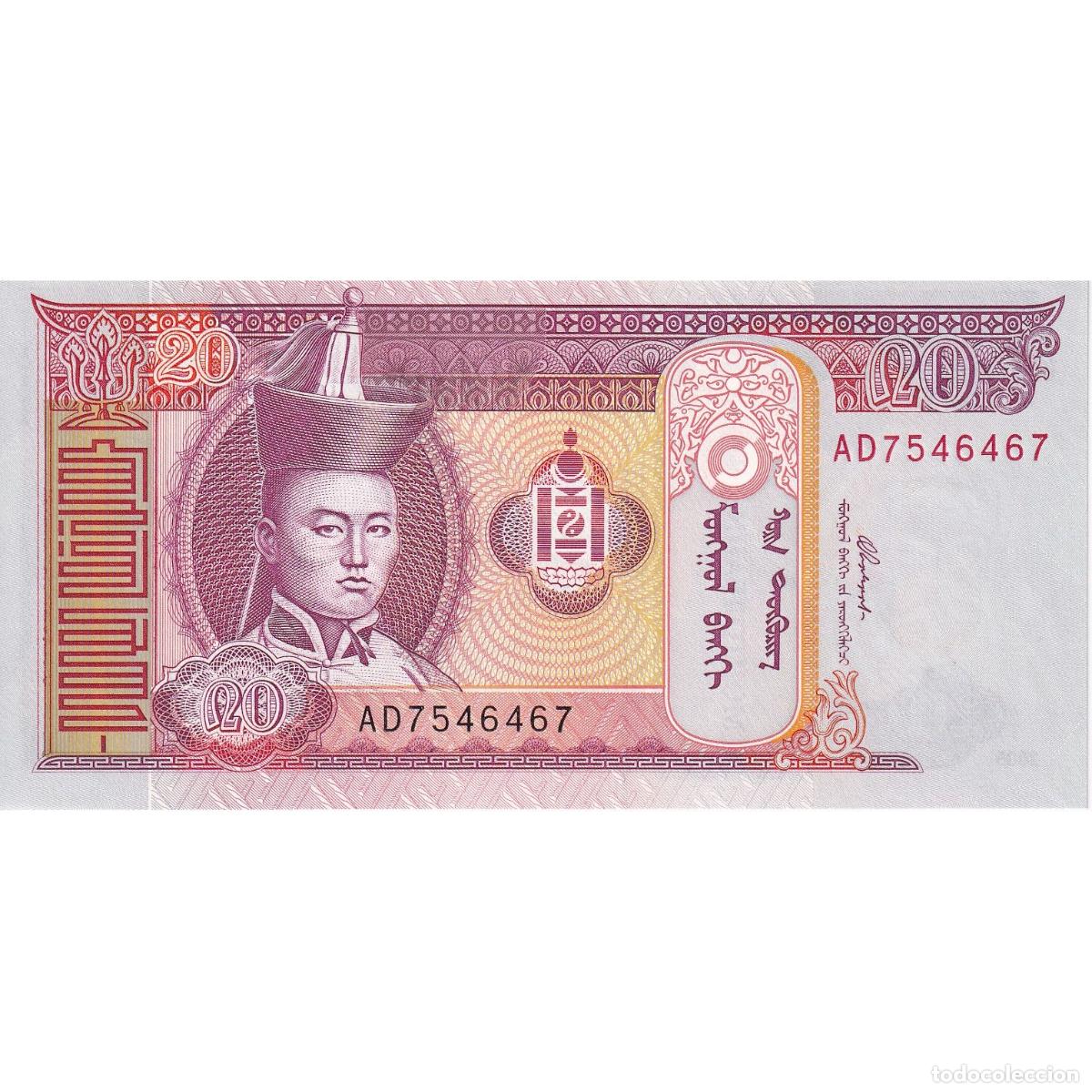 Billetes extranjeros: [#149759] Mongolia, 20 Tugrik, UNC - Foto 1