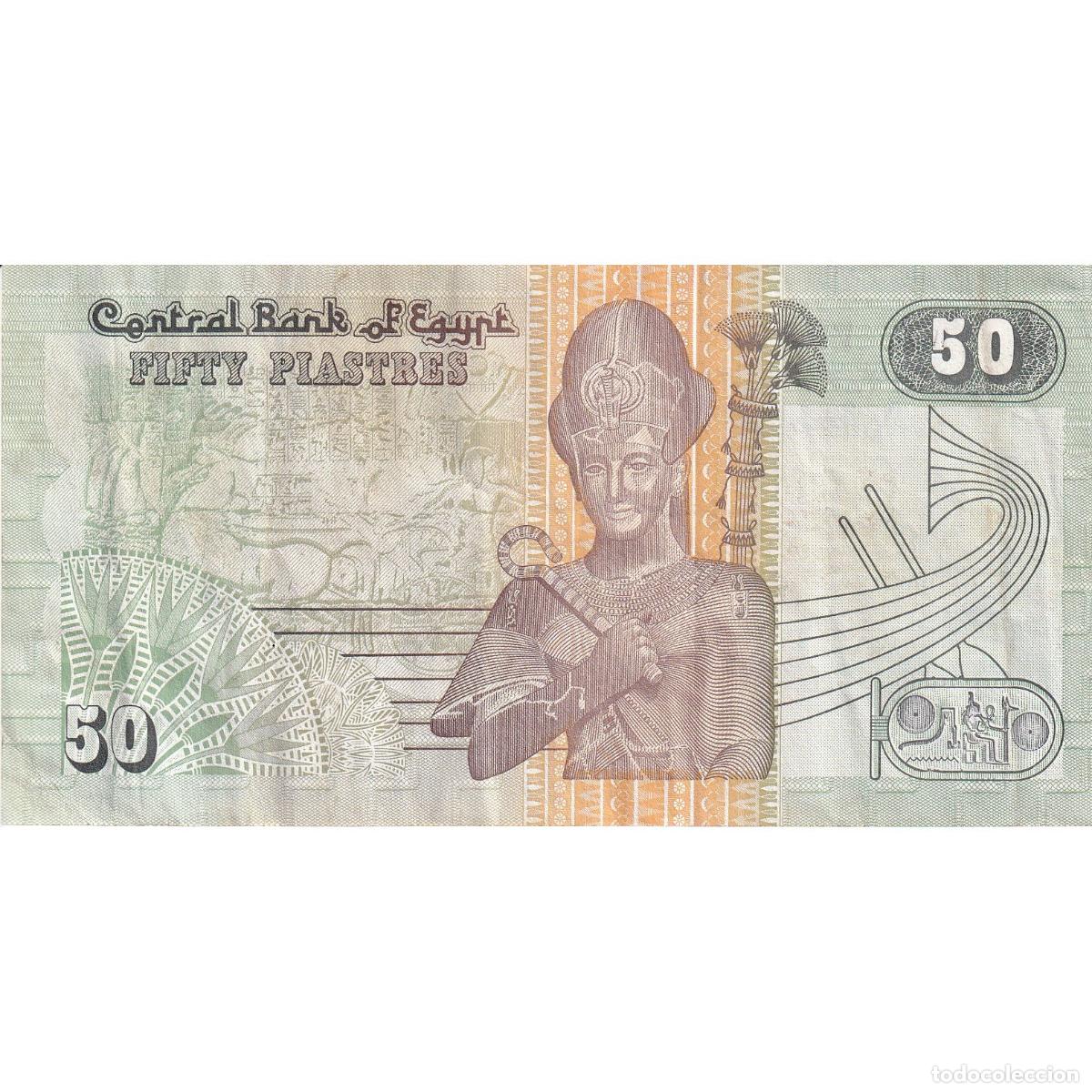 Billetes extranjeros: [#149919] 50 Piastres, Egipto, MBC - Foto 2