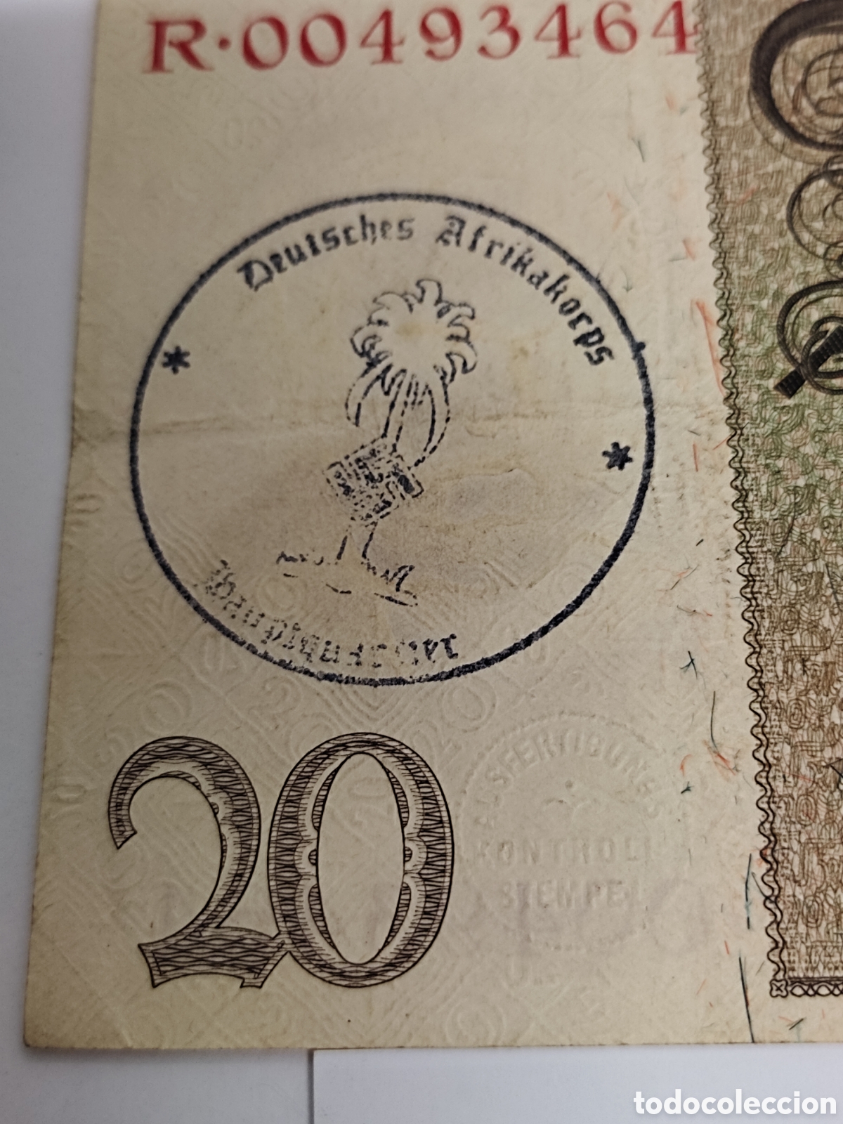 Billetes extranjeros: Foto de Rommel y billete - Foto 3