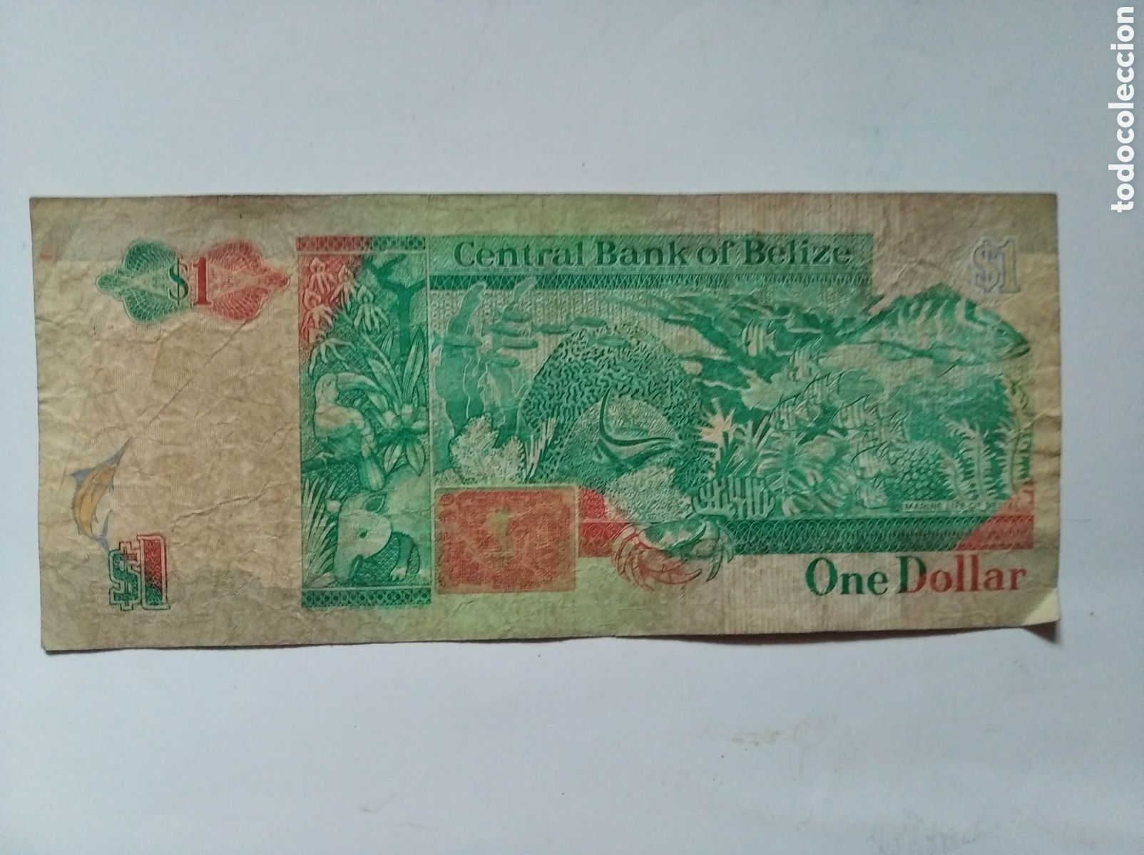 Billetes extranjeros: billete de Belize de 10 - Foto 2