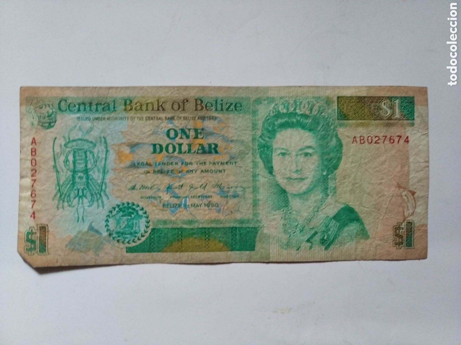 Billetes extranjeros: billete de Belize de 10 - Foto 1