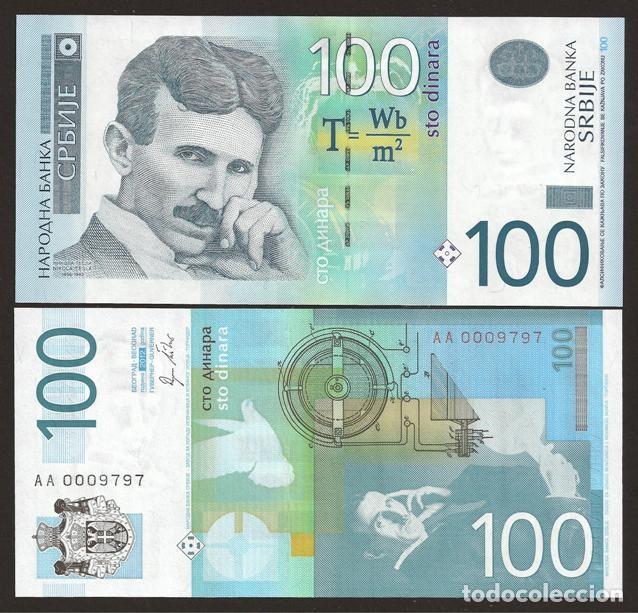 Billetes extranjeros: SERBIA. 100 dinara 2012. Pick 57 a. S/C. Ver firma