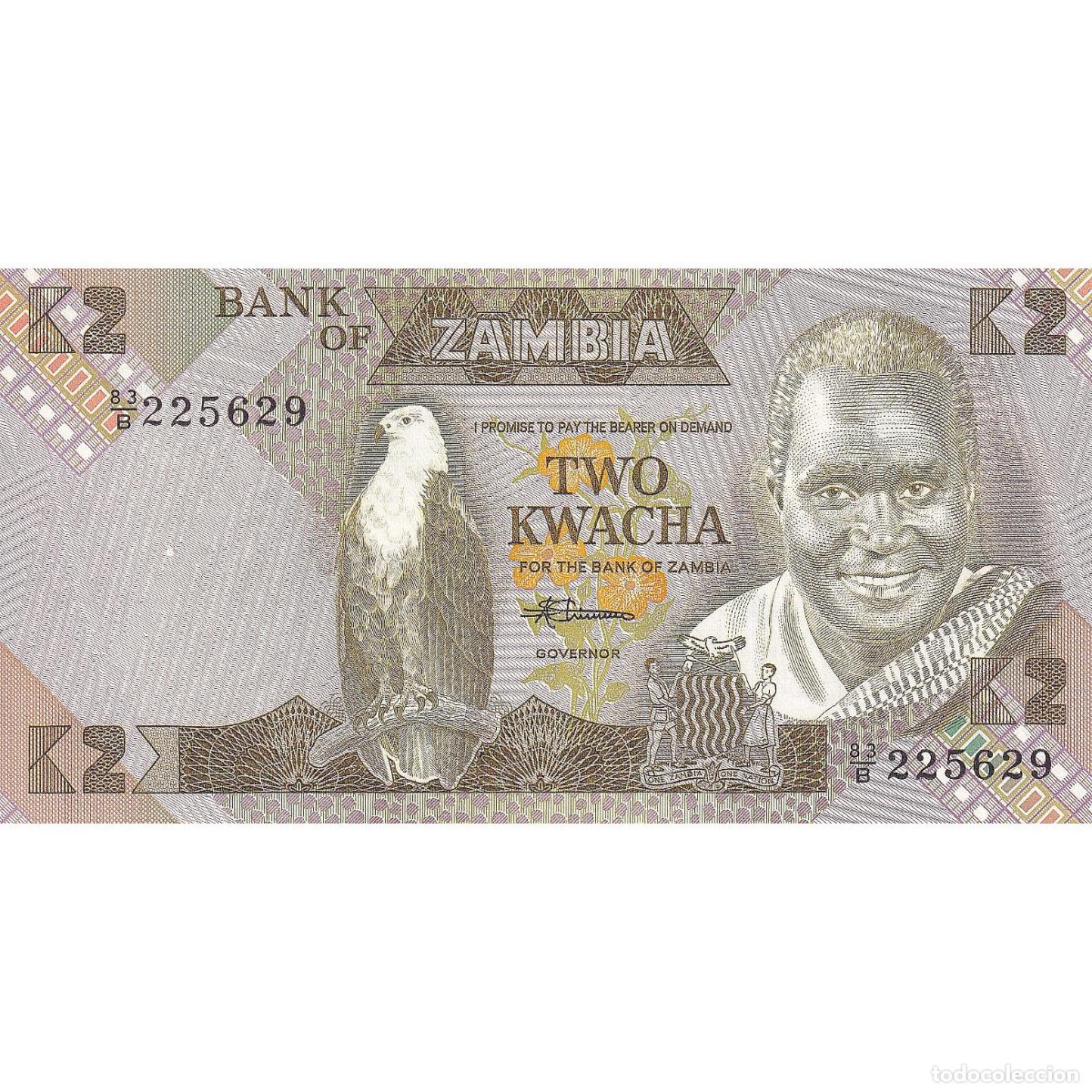 Billetes extranjeros: [#195545] Zambia, 2 Kwacha, UNC - Foto 1