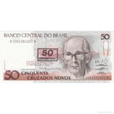 Billetes extranjeros: [#247763] 50 CRUZEIROS ON 50 CRUZADOS NOVOS, UNDATED (1996), BRASIL, KM:223, SC