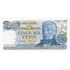 Billetes extranjeros: [#247821] 5000 PESOS, ARGENTINA, KM:305A, UNC