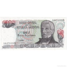 Billetes extranjeros: [#247826] 10 PESOS ARGENTINOS, ARGENTINA, KM:313A, UNC