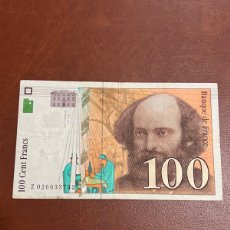 Billetes extranjeros: BILLETE FRANCIA 100 FRANCOS,SIN CIRCULAR