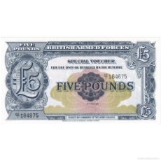Billetes extranjeros: [#247890] GREAT BRITAIN, 5 POUNDS, KM #M23, UNC(65-70), EE/1