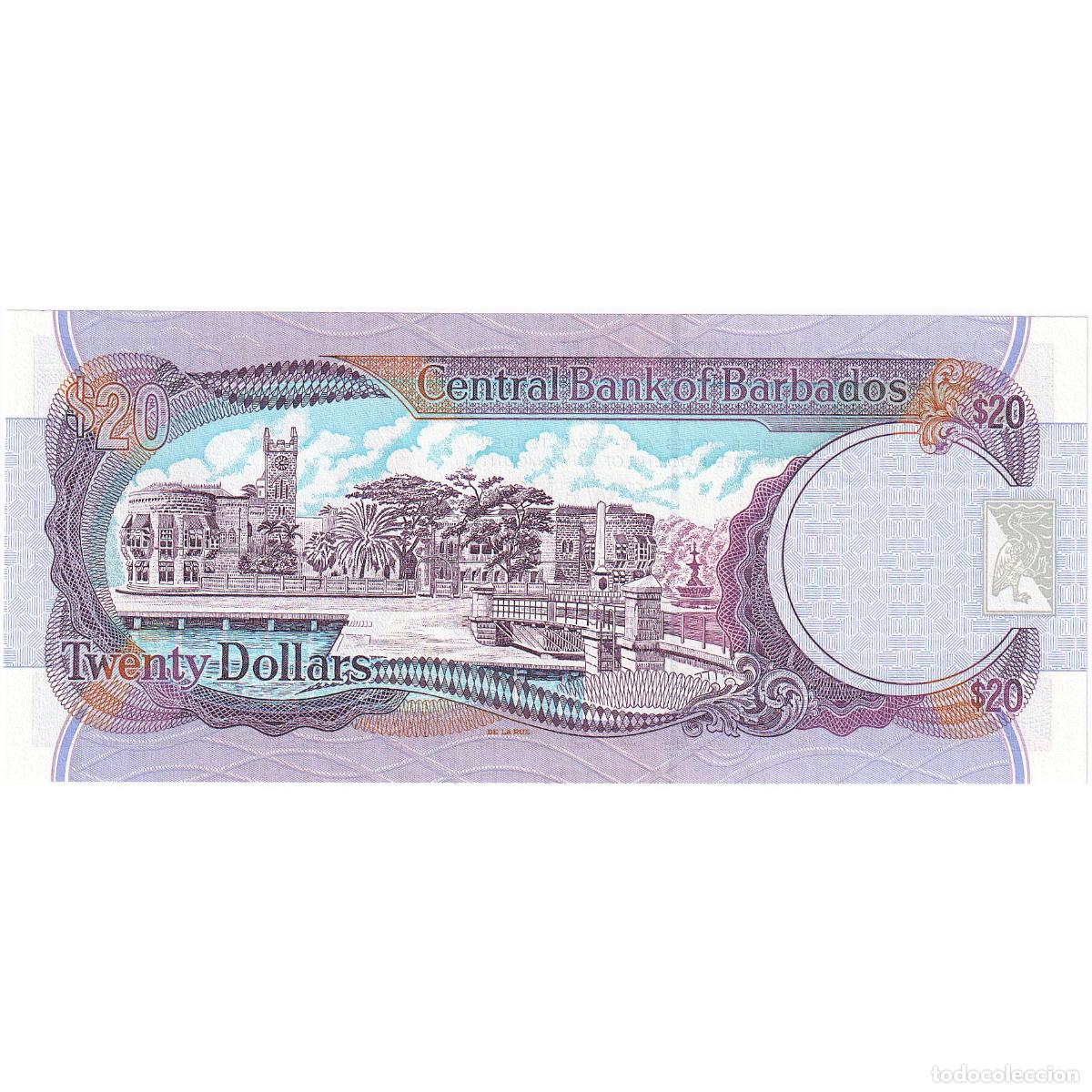 Billetes extranjeros: [#247914] 20 Dollars, Barbados, KM:72, UNC - Foto 2