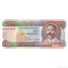Billetes extranjeros: [#247915] 10 DOLLARS, BARBADOS, UNC