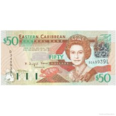 Billetes extranjeros: [#247908] 50 DOLLARS, ESTADOS DEL CARIBE ORIENTAL , KM:45M, UNC