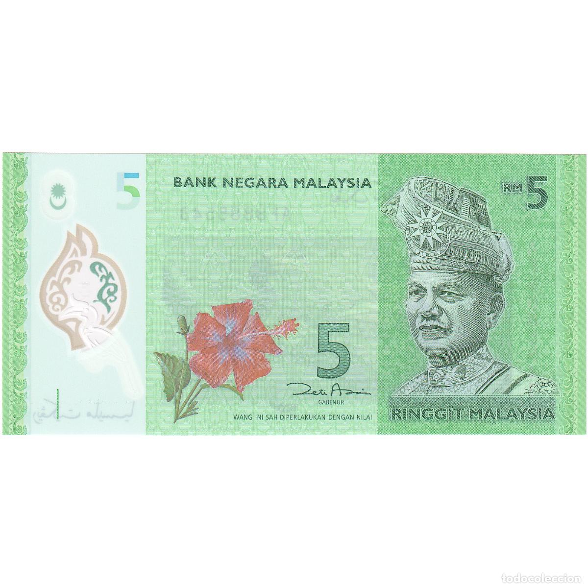 Billetes extranjeros: [#247956] 5 Ringgit, Undated (2004), Malasia, KM:47, UNC - Foto 1