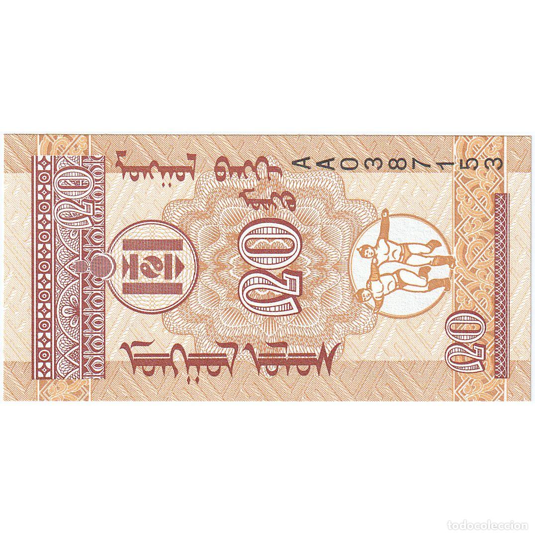 Billetes extranjeros: [#247962] 20 Mongo, Mongolia, KM:50, UNC - Foto 2