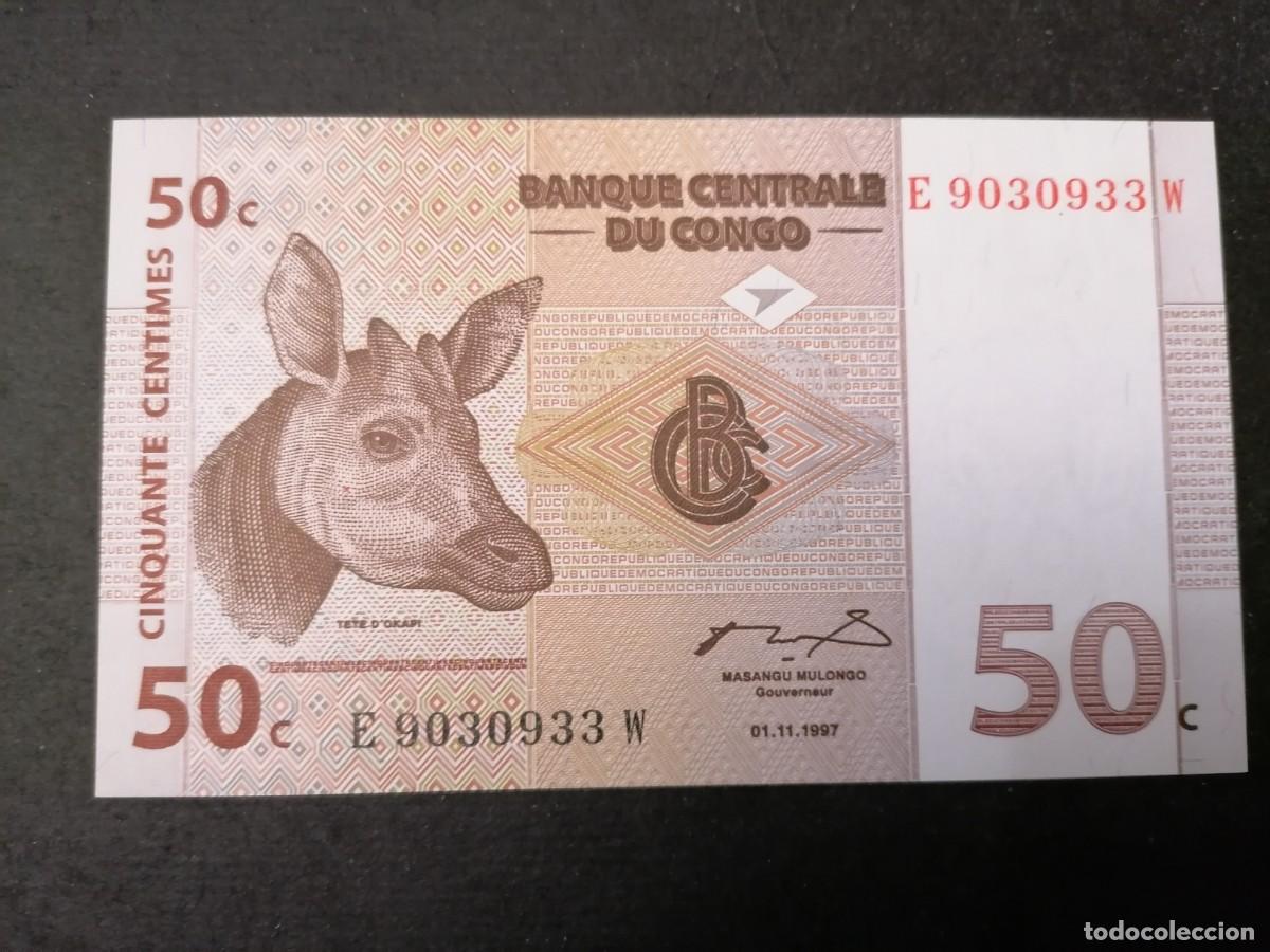 Billetes extranjeros: Billete, Congo, 1997, 50 cent, S/c - Foto 1