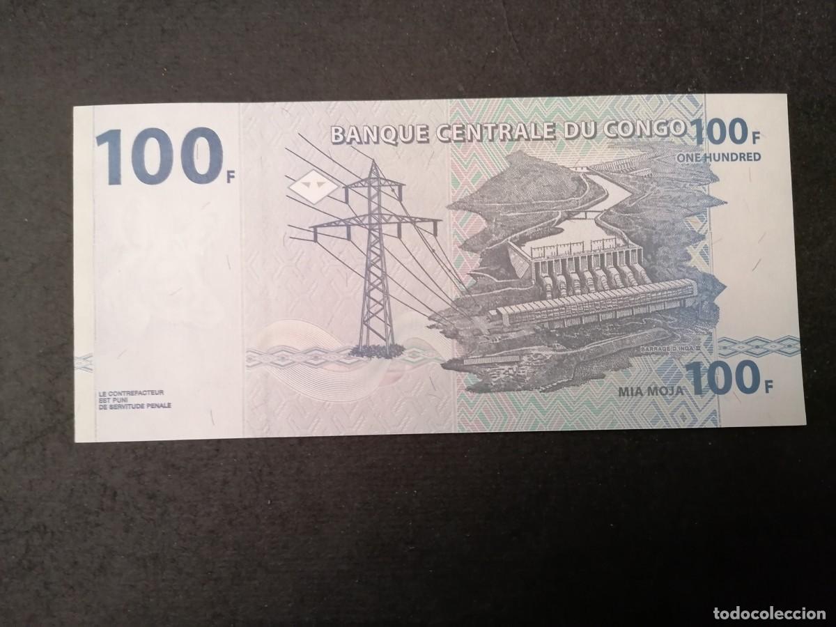 Billetes extranjeros: Billete, Congo, 2013, 100 francos ,S/c - Foto 2