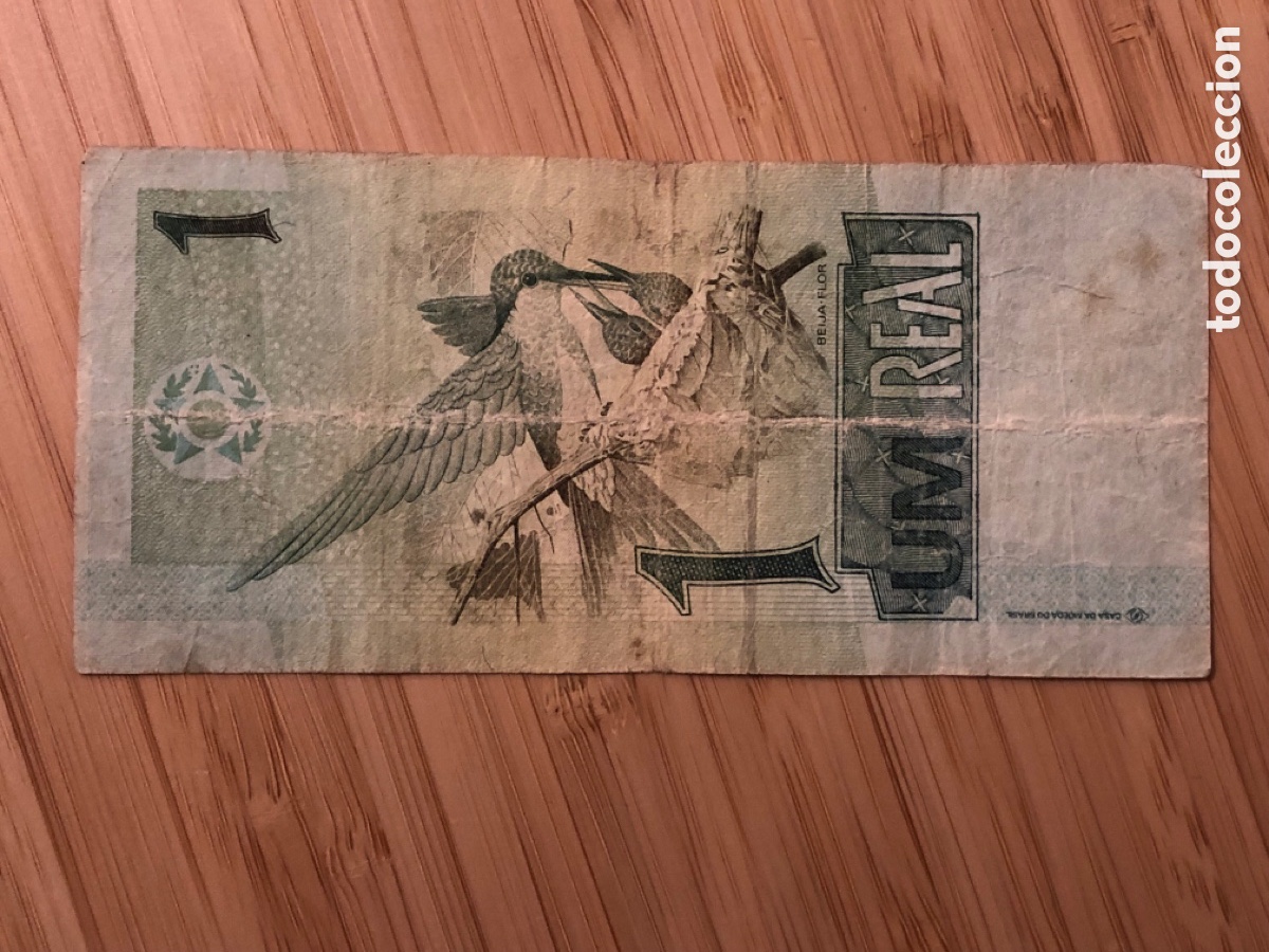 Billetes extranjeros: Billete 1 Real, Brasil (L9) - Foto 2