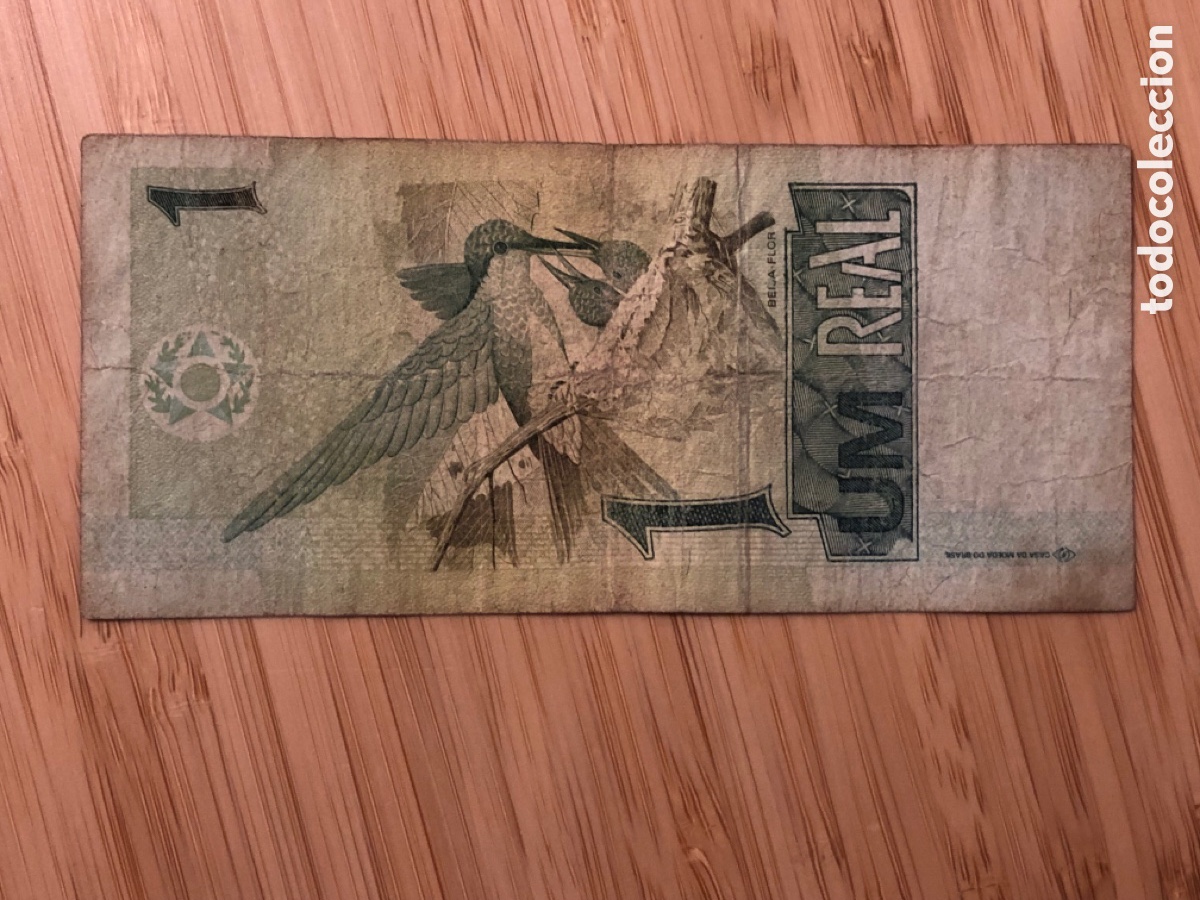 Billetes extranjeros: Billete 1 Real, Brasil (L9) - Foto 2
