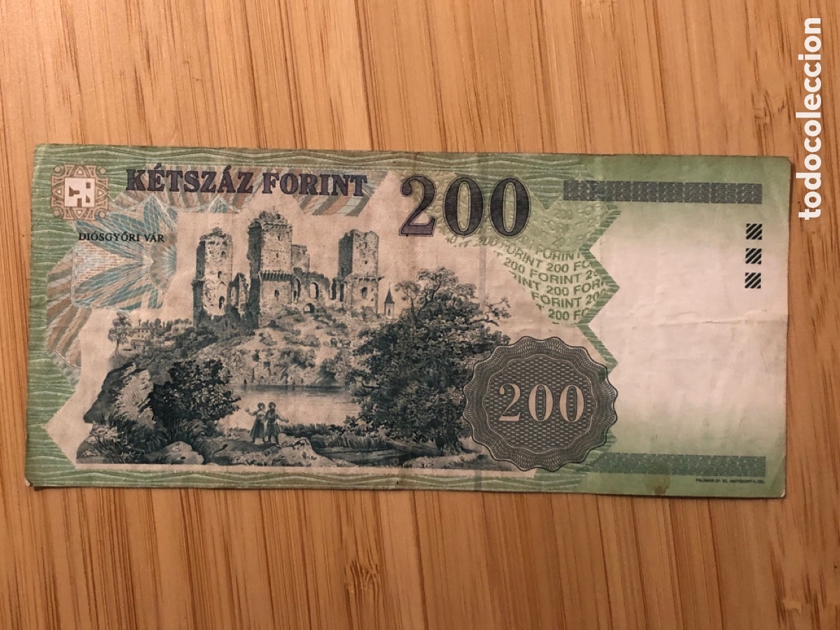 Billetes extranjeros: Billete 200 Forint, Budapest (L9) - Foto 2