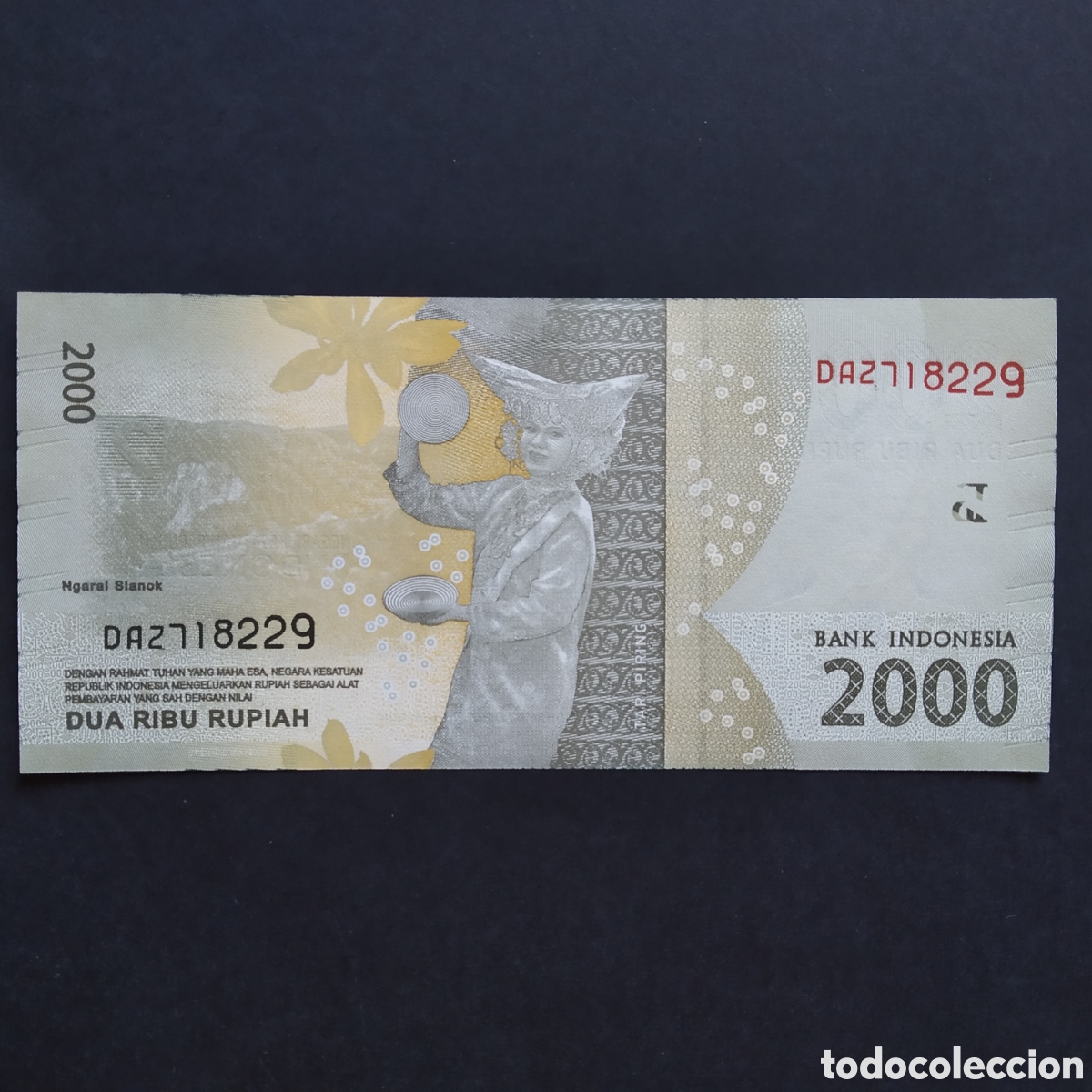 Billetes extranjeros: BILLETE - INDONESIA 2000 RUPIAS 2016 (SC) - Foto 2