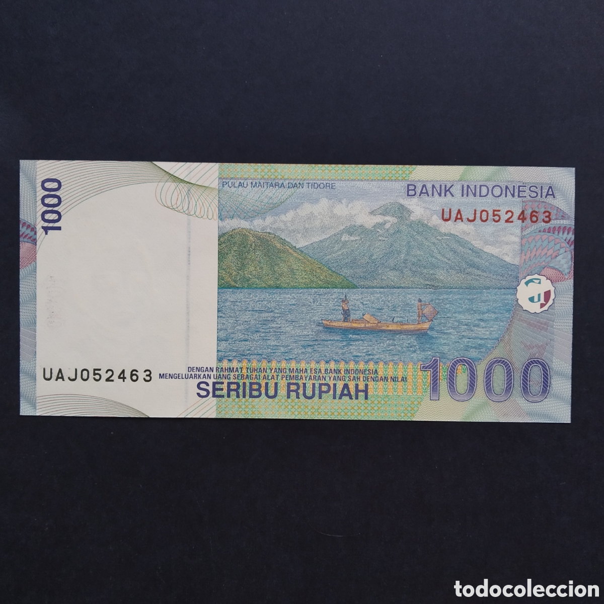 Billetes extranjeros: BILLETE - INDONESIA 1000 RUPIAS 2000 (SC) - Foto 2