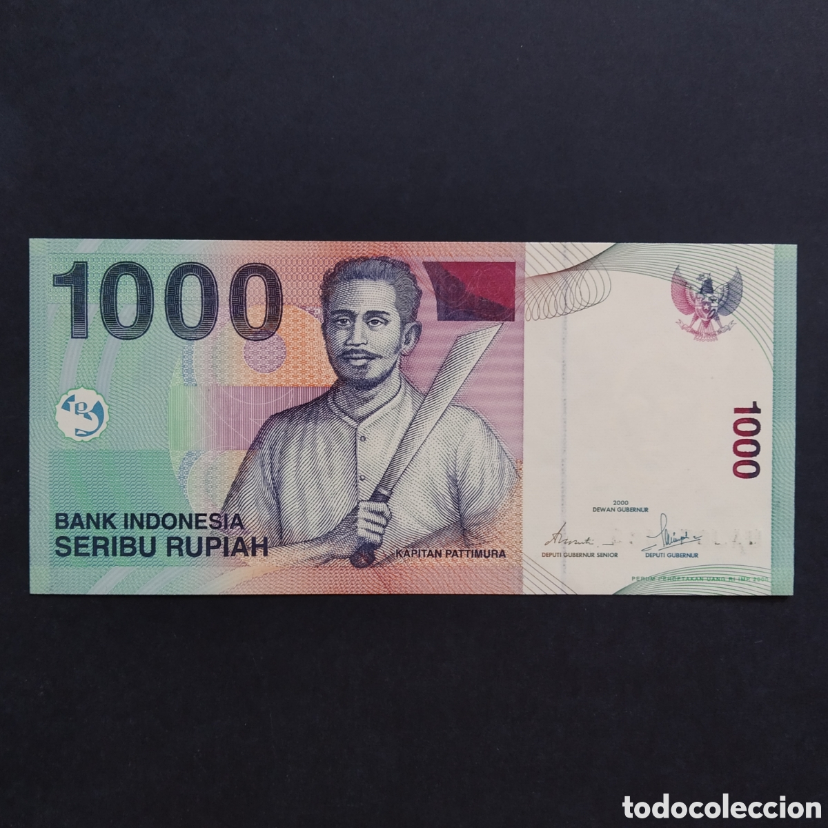 Billetes extranjeros: BILLETE - INDONESIA 1000 RUPIAS 2000 (SC) - Foto 1