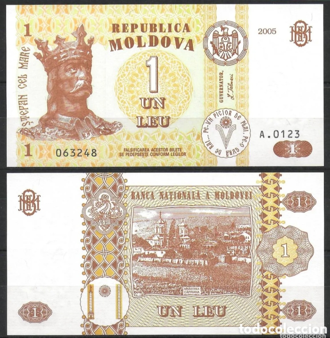 Billetes extranjeros: Billete Moldavia original % - Foto 1