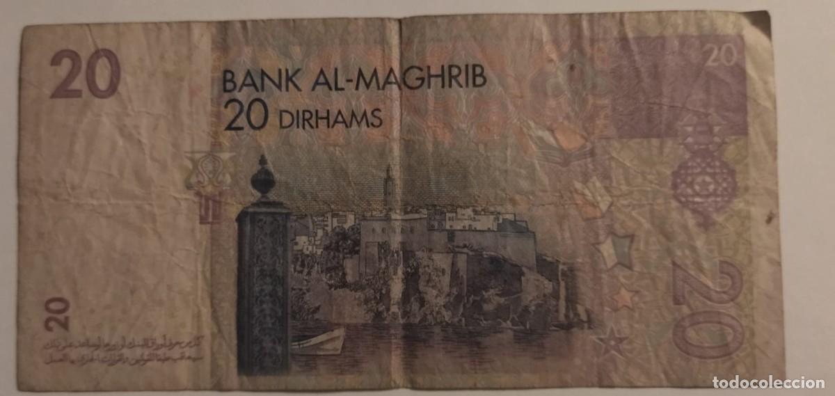 Billetes extranjeros: MARRUECOS 20 Dirham - Foto 2