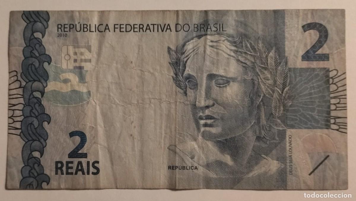 Billetes extranjeros: 2 REAIS 2010